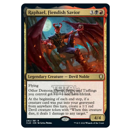 Magic The Gathering - Commander Legends - Battle for Baldur's Gate - Raphael, Fiendish Savior - 292/361