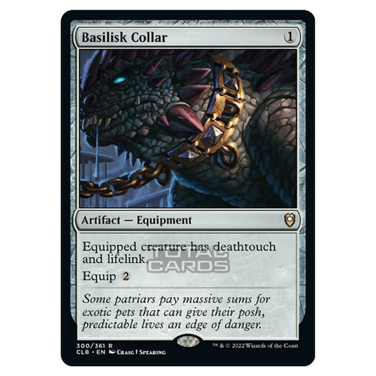 Magic The Gathering - Commander Legends - Battle for Baldur's Gate - Basilisk Collar - 300/361