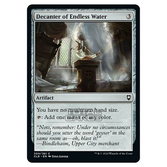 Magic The Gathering - Commander Legends - Battle for Baldur's Gate - Decanter of Endless Water - 309/361