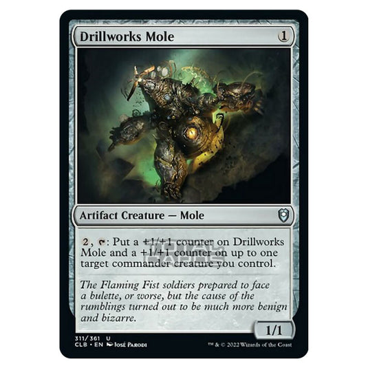 Magic The Gathering - Commander Legends - Battle for Baldur's Gate - Drillworks Mole - 311/361