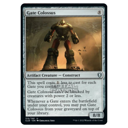 Magic The Gathering - Commander Legends - Battle for Baldur's Gate - Gate Colossus - 315/361