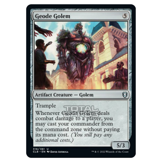 Magic The Gathering - Commander Legends - Battle for Baldur's Gate - Geode Golem - 316/361