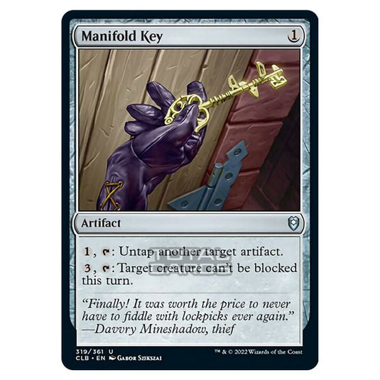 Magic The Gathering - Commander Legends - Battle for Baldur's Gate - Manifold Key - 319/361