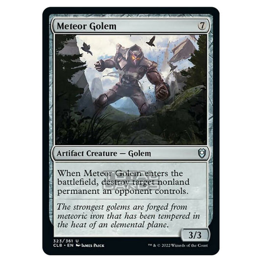 Magic The Gathering - Commander Legends - Battle for Baldur's Gate - Meteor Golem - 323/361