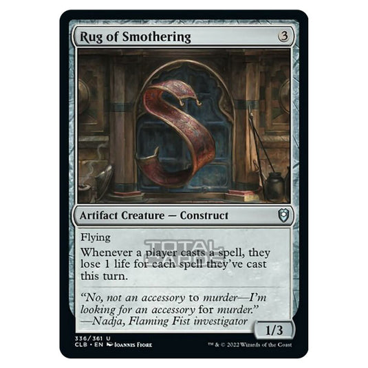 Magic The Gathering - Commander Legends - Battle for Baldur's Gate - Rug of Smothering - 336/361