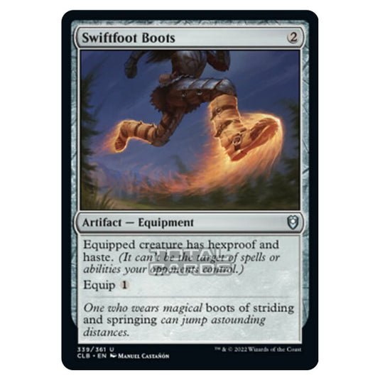 Magic The Gathering - Commander Legends - Battle for Baldur's Gate - Swiftfoot Boots - 339/361