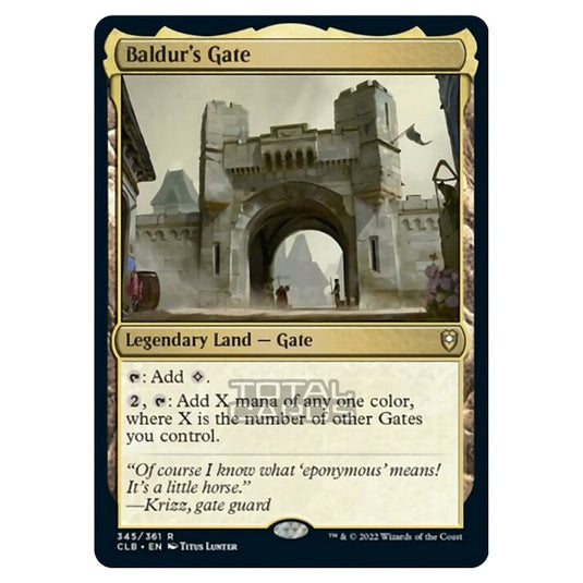 Magic The Gathering - Commander Legends - Battle for Baldur's Gate - Baldur's Gate - 345/361