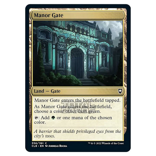 Magic The Gathering - Commander Legends - Battle for Baldur's Gate - Manor Gate - 356/361