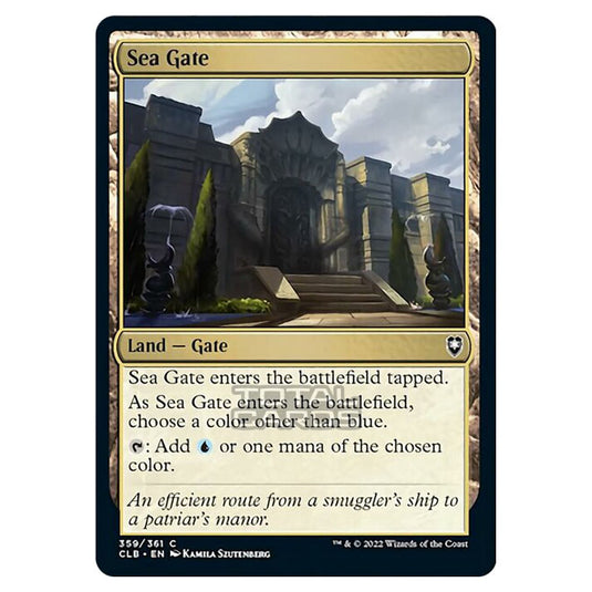 Magic The Gathering - Commander Legends - Battle for Baldur's Gate - Sea Gate - 359/361