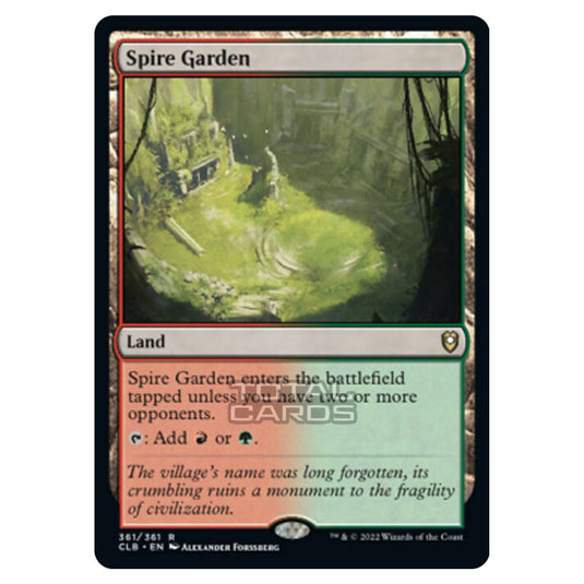 Magic The Gathering - Commander Legends - Battle for Baldur's Gate - Spire Garden - 361/361