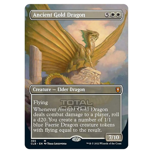 Magic The Gathering - Commander Legends - Battle for Baldur's Gate - Ancient Gold Dragon - 365/361