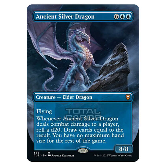 Magic The Gathering - Commander Legends - Battle for Baldur's Gate - Ancient Silver Dragon - 366/361