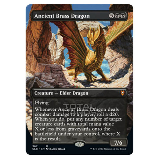 Magic The Gathering - Commander Legends - Battle for Baldur's Gate - Ancient Brass Dragon - 367/361