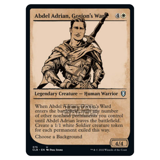 Magic The Gathering - Commander Legends - Battle for Baldur's Gate - Abdel Adrian, Gorion's Ward - 375/361