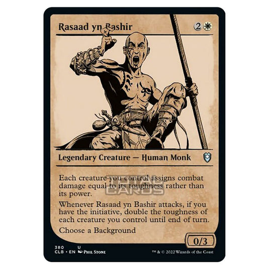 Magic The Gathering - Commander Legends - Battle for Baldur's Gate - Rasaad yn Bashir - 380/361