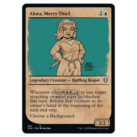 Magic The Gathering - Commander Legends - Battle for Baldur's Gate - Alora, Merry Thief - 381/361