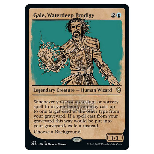 Magic The Gathering - Commander Legends - Battle for Baldur's Gate - Gale, Waterdeep Prodigy - 383/361