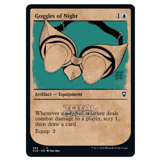 Magic The Gathering - Commander Legends - Battle for Baldur's Gate - Goggles of Night - 384/361