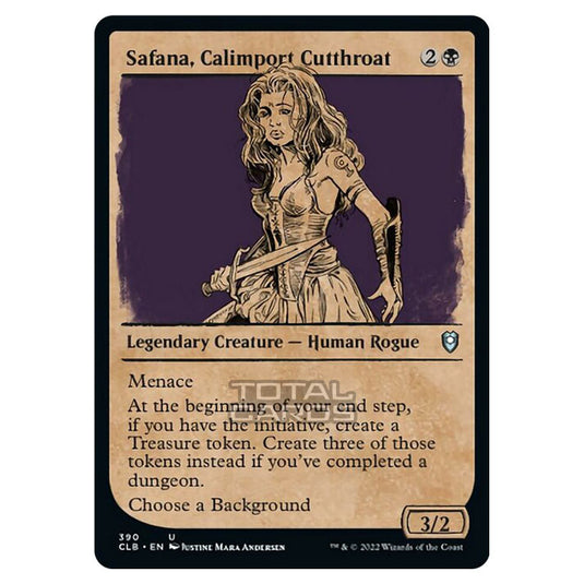 Magic The Gathering - Commander Legends - Battle for Baldur's Gate - Safana, Calimport Cutthroat - 390/361