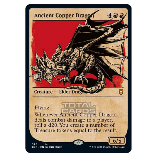 Magic The Gathering - Commander Legends - Battle for Baldur's Gate - Ancient Copper Dragon - 396/361