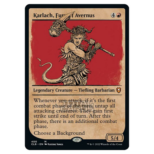 Magic The Gathering - Commander Legends - Battle for Baldur's Gate - Karlach, Fury of Avernus - 400/361