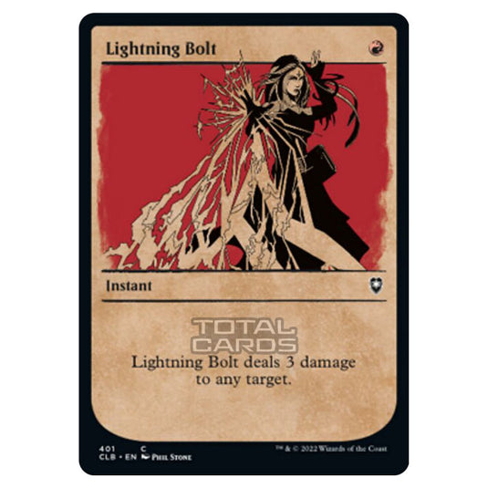 Magic The Gathering - Commander Legends - Battle for Baldur's Gate - Lightning Bolt - 401/361