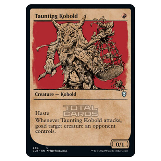 Magic The Gathering - Commander Legends - Battle for Baldur's Gate - Taunting Kobold - 404/361