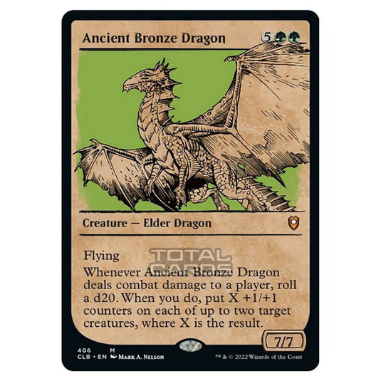 Magic The Gathering - Commander Legends - Battle for Baldur's Gate - Ancient Bronze Dragon - 406/361