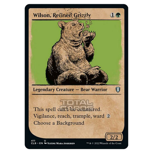 Magic The Gathering - Commander Legends - Battle for Baldur's Gate - Wilson, Refined Grizzly - 411/361