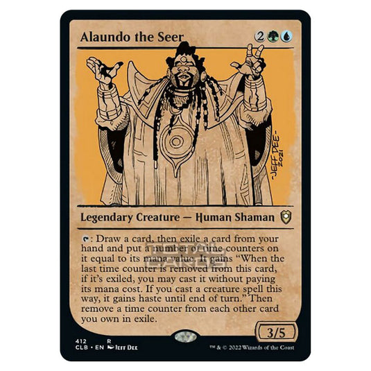 Magic The Gathering - Commander Legends - Battle for Baldur's Gate - Alaundo the Seer - 412/361