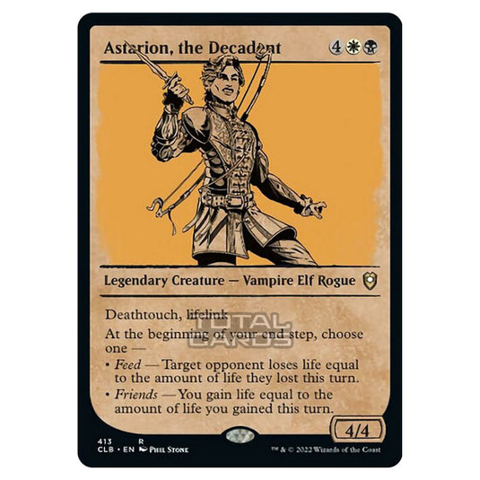 Magic The Gathering - Commander Legends - Battle for Baldur's Gate - Astarion, the Decadent - 413/361