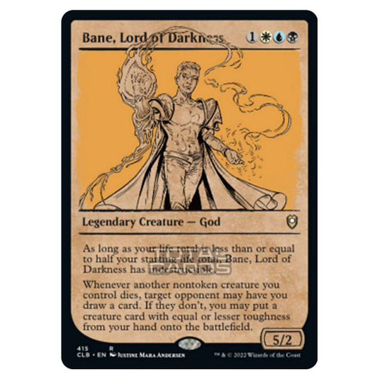 Magic The Gathering - Commander Legends - Battle for Baldur's Gate - Bane, Lord of Darkness - 415/361