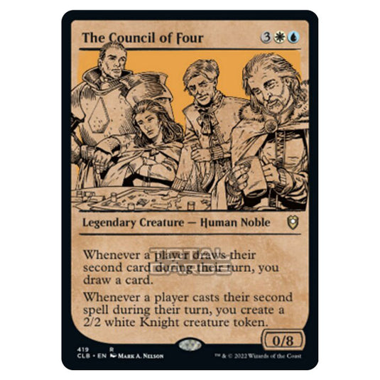 Magic The Gathering - Commander Legends - Battle for Baldur's Gate - The Council of Four - 419/361