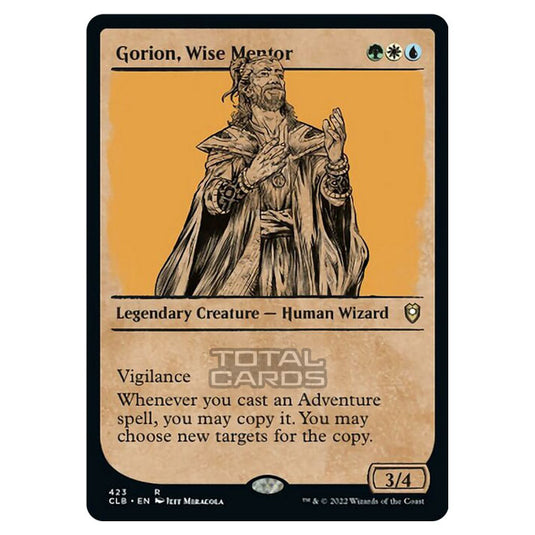 Magic The Gathering - Commander Legends - Battle for Baldur's Gate - Gorion, Wise Mentor - 423/361