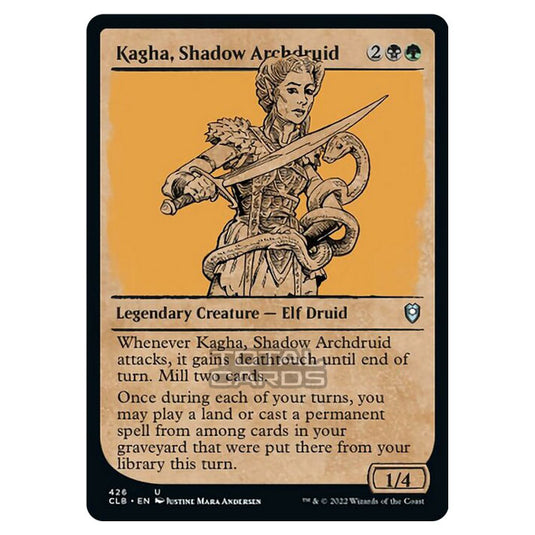 Magic The Gathering - Commander Legends - Battle for Baldur's Gate - Kagha, Shadow Archdruid - 426/361