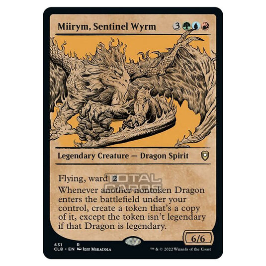 Magic The Gathering - Commander Legends - Battle for Baldur's Gate - Miirym, Sentinel Wyrm - 431/361