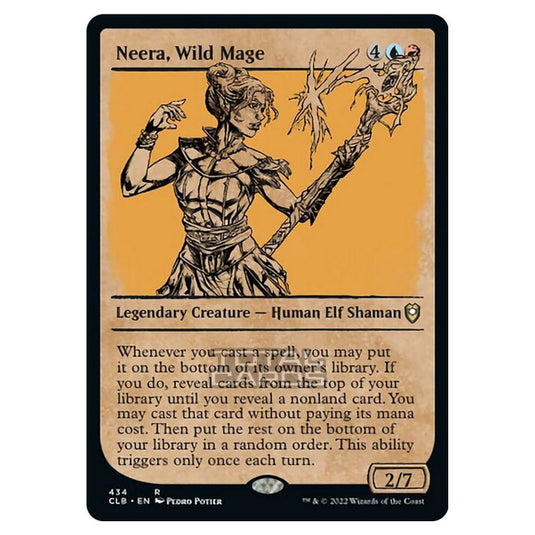 Magic The Gathering - Commander Legends - Battle for Baldur's Gate - Neera, Wild Mage - 434/361