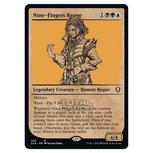 Magic The Gathering - Commander Legends - Battle for Baldur's Gate - Nine-Fingers Keene - 435/361