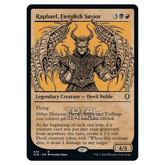 Magic The Gathering - Commander Legends - Battle for Baldur's Gate - Raphael, Fiendish Savior - 438/361