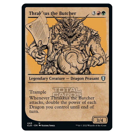 Magic The Gathering - Commander Legends - Battle for Baldur's Gate - Thrakkus the Butcher - 440/361