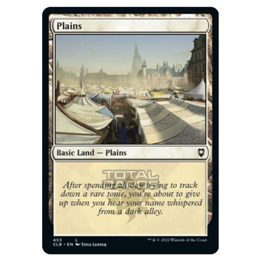 Magic The Gathering - Commander Legends - Battle for Baldur's Gate - Plains - 453/361