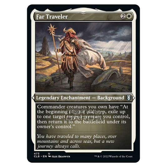 Magic The Gathering - Commander Legends - Battle for Baldur's Gate - Far Traveler - 473/361 (Etched Foil)