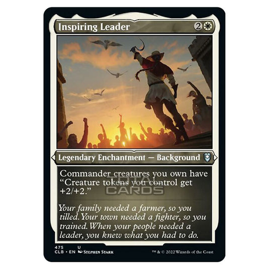 Magic The Gathering - Commander Legends - Battle for Baldur's Gate - Inspiring Leader - 475/361 (Etched Foil)