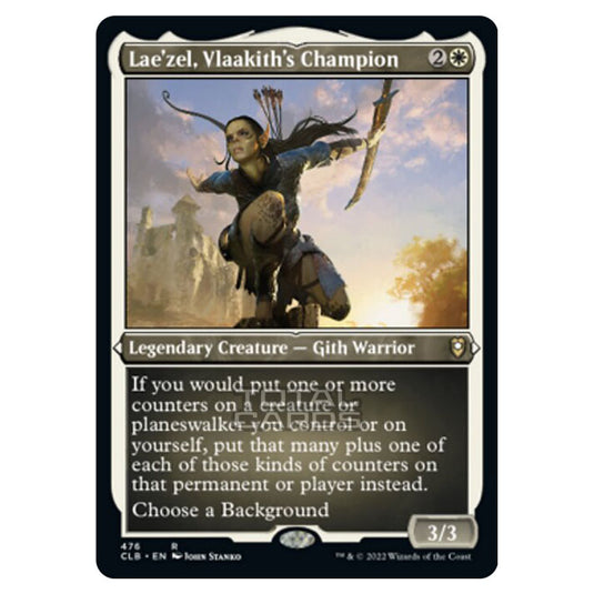 Magic The Gathering - Commander Legends - Battle for Baldur's Gate - Lae'zel, Vlaakith's Champion - 476/361 (Etched Foil)