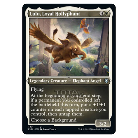 Magic The Gathering - Commander Legends - Battle for Baldur's Gate - Lulu, Loyal Hollyphant - 477/361 (Etched Foil)