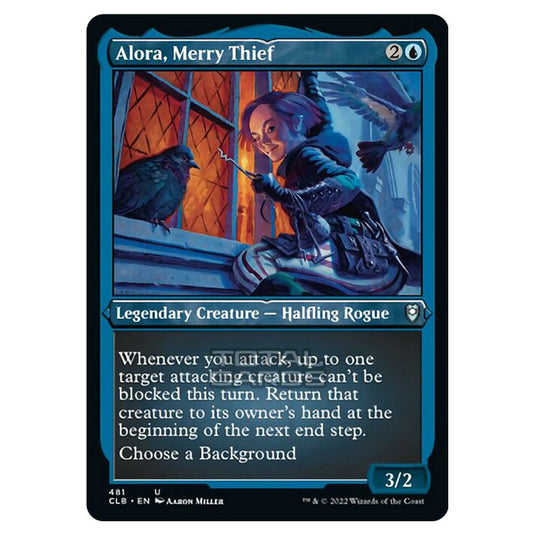 Magic The Gathering - Commander Legends - Battle for Baldur's Gate - Alora, Merry Thief - 481/361 (Etched Foil)