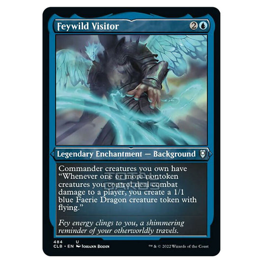 Magic The Gathering - Commander Legends - Battle for Baldur's Gate - Feywild Visitor - 484/361 (Etched Foil)