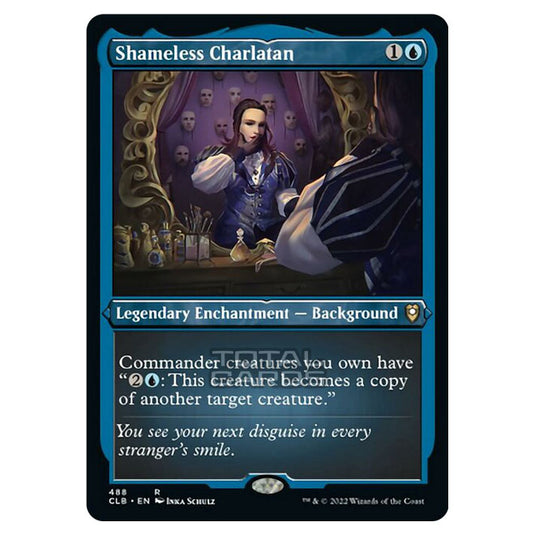 Magic The Gathering - Commander Legends - Battle for Baldur's Gate - Shameless Charlatan - 488/361 (Etched Foil)