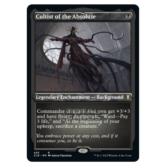 Magic The Gathering - Commander Legends - Battle for Baldur's Gate - Cultist of the Absolute - 495/361 (Etched Foil)