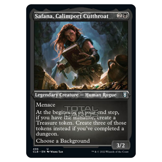 Magic The Gathering - Commander Legends - Battle for Baldur's Gate - Safana, Calimport Cutthroat - 496/361 (Etched Foil)